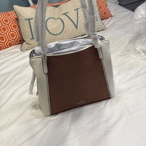 Kate Spade Jackson Straw Handbag NWT